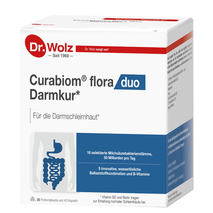 Curabiom flora Duo Dr. Wolz (Packshot)