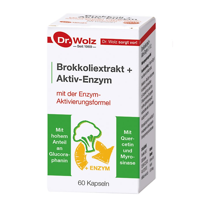 Brokkoli Extrakt Aktiv-Enzym Dr. Wolz (Packshot)
