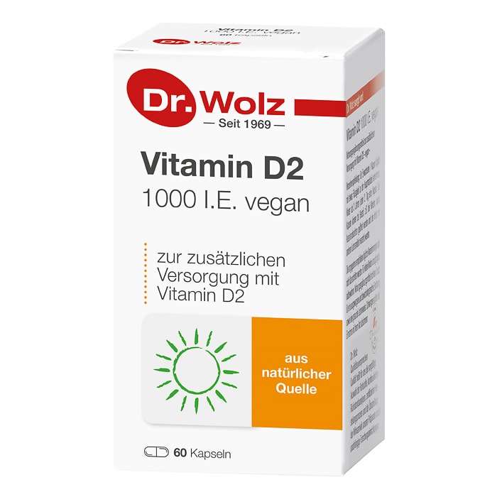 Vitamin D2 1000 Dr. Wolz (Packshot)