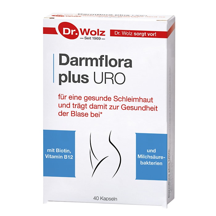 Darmflora plus URO Dr. WOlz (Packshot)