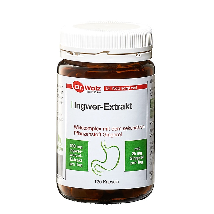 Ingwer Extrakt Dr. Wolz (Packshot)