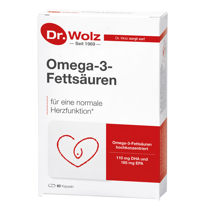 Omega 3 Fettsäuren Dr. Wolz (Packshot)